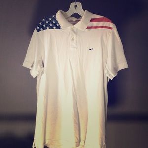 Vineyard Vines Mens Small Patriotic Polo